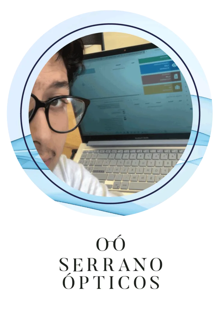 Lic. en Optometría Paolo Serrano — Serrano Ópticos